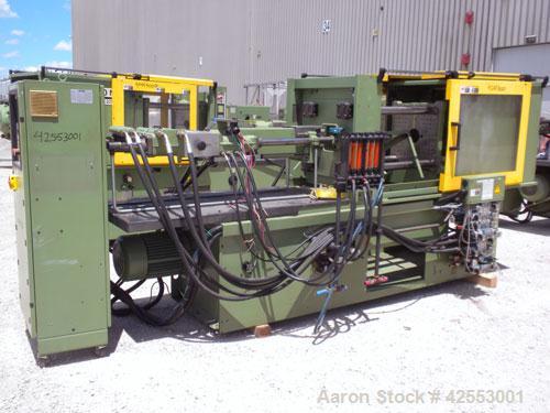 Used Arburg Allrounder Injection Mold Machine, model 370 M 800-225, 81.5 ton (800 Kn) clamping force. Approximate 4.27 ounce shot. Opening stroke maximum 500mm (19.6’’), mould installation height min...