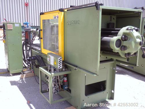 Used Arburg Allrounder Injection Mold Machine, model 370 M 800-225, 81.5 ton (800 Kn) clamping force. Approximate 4.27 ounce shot. Opening stroke maximum 500mm (19.6’’), mould installation height min...