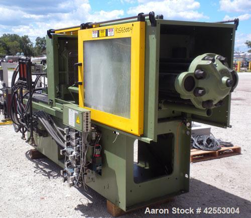 Used Arburg Allrounder Injection Mold Machine, model 370 M 800-225, 81.5 ton (800 Kn) clamping force. Approximate 4.27 ounce shot. Opening stroke maximum 500mm (19.6’’), mould installation height min...