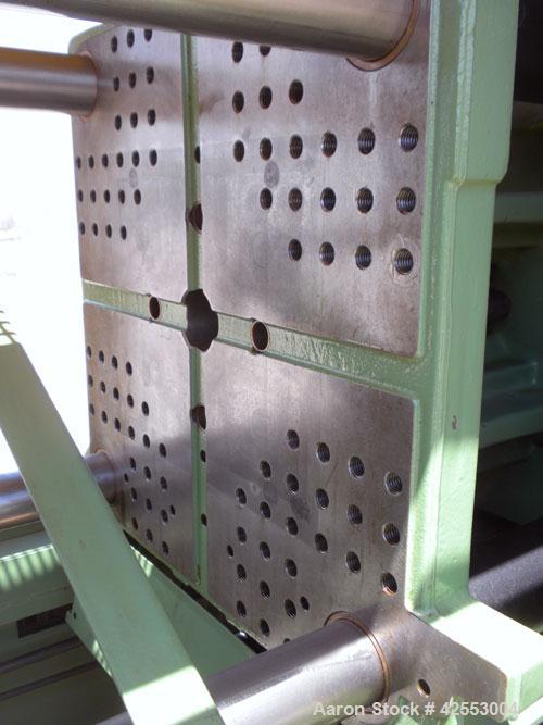 Used Arburg Allrounder Injection Mold Machine, model 370 M 800-225, 81.5 ton (800 Kn) clamping force. Approximate 4.27 ounce shot. Opening stroke maximum 500mm (19.6’’), mould installation height min...