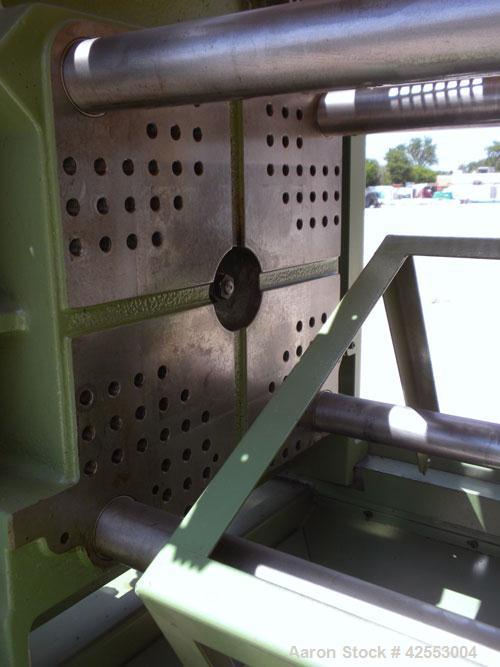 Used Arburg Allrounder Injection Mold Machine, model 370 M 800-225, 81.5 ton (800 Kn) clamping force. Approximate 4.27 ounce shot. Opening stroke maximum 500mm (19.6’’), mould installation height min...