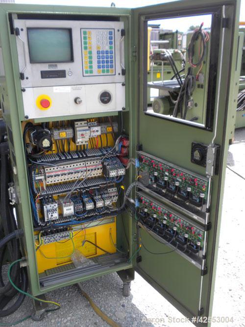 Used Arburg Allrounder Injection Mold Machine, model 370 M 800-225, 81.5 ton (800 Kn) clamping force. Approximate 4.27 ounce shot. Opening stroke maximum 500mm (19.6’’), mould installation height min...