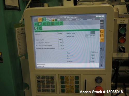 Used Arburg Model 630S-2500-800/400
