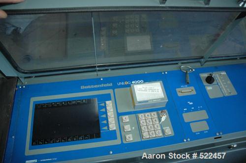USED: Battenfeld injection compression molding machine, type BA200.Table size 15.6" x 15.6" (400mm x 400mm). Clamping force 20 tons (200Kn). (1) Arburg 0.47" (12mm) diameter plunger. (1) Battenfeld U...