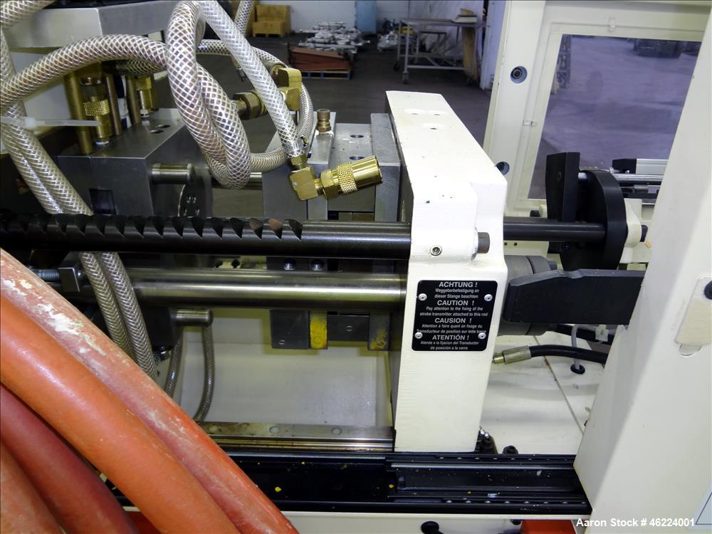 Used Boy Injection Molder, Model 12M. Approximate 13 tons. 160 BAR. Distance Between Tie Bars 259mm. Tie Bar Diameter 35mm. Maximum Plate Distance 300mm. Minimum Plate Distance 100mm. Screw Diameter ...