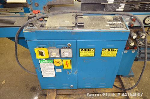 Used Boy Machines 22 S Dipronic Horizontal Injection Molder, 22 Tons, Model 220-52. Approximate 1.12 oz. shot size. Maximum platen daylight 15.75", maximum opening stoke (adjustable) 7.87", minimum m...