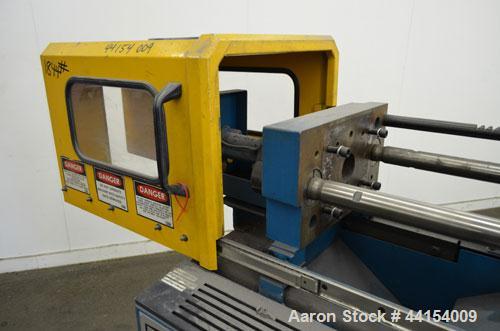 Used Boy Machines 22 S Dipronic Horizontal Injection Molder, 22 Tons, Model 220-52. Approximate 1.12 oz. shot size. Maximum platen daylight 15.75", maximum opening stoke (adjustable) 7.87", minimum m...