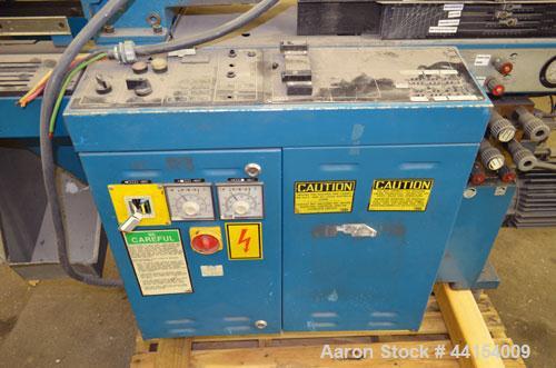 Used Boy Machines 22 S Dipronic Horizontal Injection Molder, 22 Tons, Model 220-52. Approximate 1.12 oz. shot size. Maximum platen daylight 15.75", maximum opening stoke (adjustable) 7.87", minimum m...