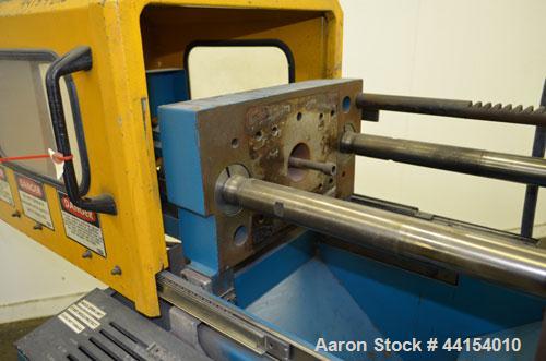 Used Boy Machines 22 S Dipronic Horizontal Injection Molder, 22 Tons, Model 220-52. Approximate 1.12 oz. shot size. Maximum platen daylight 15.75", maximum opening stoke (adjustable) 7.87", minimum m...