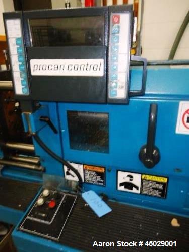 Used Boy Machines 25 M Horizontal Injection Molder, 25 Tons, Model 25 M. Maximum injection volume 2.43 oz, maximum opening stroke 200mm, maximum distance between 40mm diameter tie bars 254mm x 254mm,...