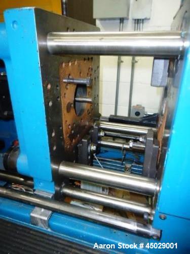 Used Boy Machines 25 M Horizontal Injection Molder, 25 Tons, Model 25 M. Maximum injection volume 2.43 oz, maximum opening stroke 200mm, maximum distance between 40mm diameter tie bars 254mm x 254mm,...