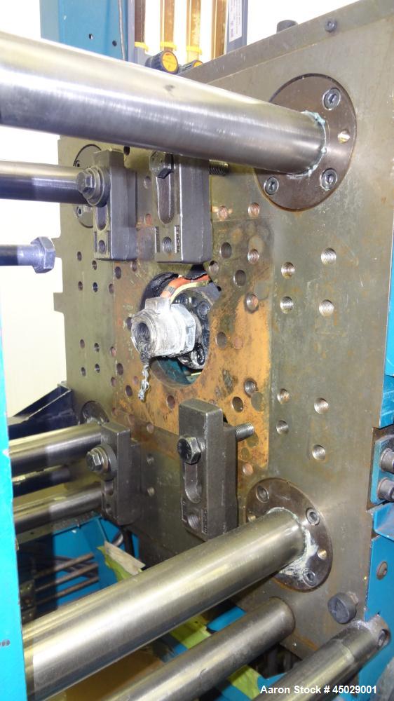 Used Boy Machines 25 M Horizontal Injection Molder, 25 Tons, Model 25 M. Maximum injection volume 2.43 oz, maximum opening stroke 200mm, maximum distance between 40mm diameter tie bars 254mm x 254mm,...