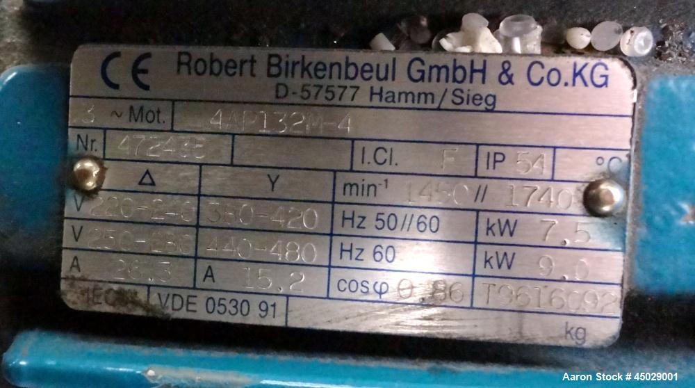 Used Boy Machines 25 M Horizontal Injection Molder, 25 Tons, Model 25 M. Maximum injection volume 2.43 oz, maximum opening stroke 200mm, maximum distance between 40mm diameter tie bars 254mm x 254mm,...