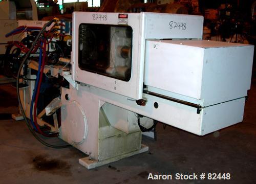 Used Boy Hydraulic Injection Mold Machine, Model 50T2. 50 Ton clamping pressure. Approximate shot sizes, 5.57 ounce with a 42mm screw, 4.58 with a 38mm screw, 3.25 with a 32mm screw, 2.5 with a 28mm ...