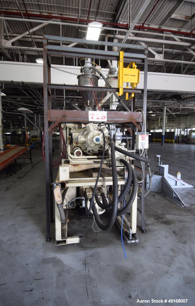 Used Cincinnati Milacron Vista Horizontal Injection Molder, 300 Ton, Model 300-21. Clamp force approximate 300 tons, approximate maximum daylight 48", approximate platen size 36.8” x 36.2”, approxima...