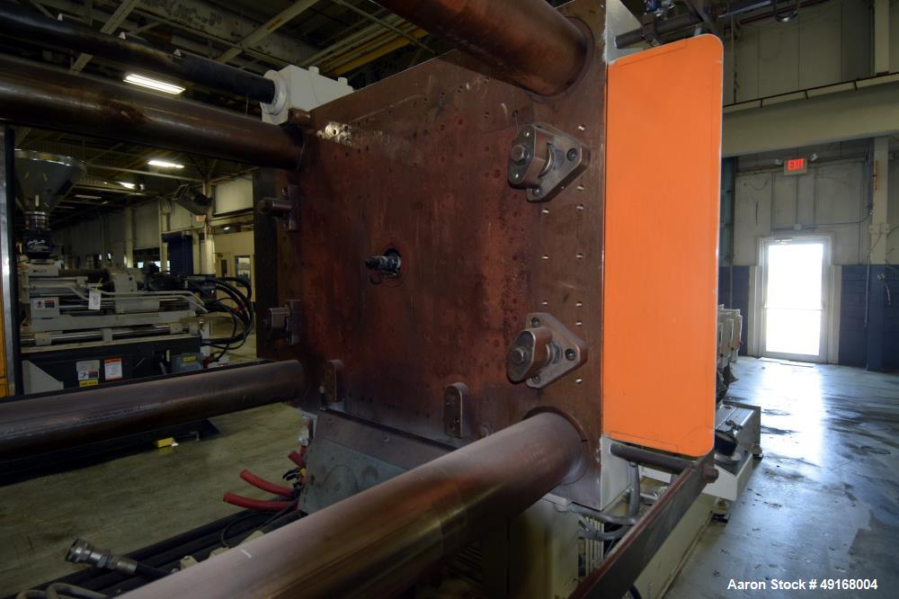 Used Cincinnati Milacron Horizontal Injection Molder, 700 Ton, Model 700-32 W/P. Clamp force approximate 700 tons, approximate maximum daylight 70", approximate platen size 54.5" x 54.5", approximate...