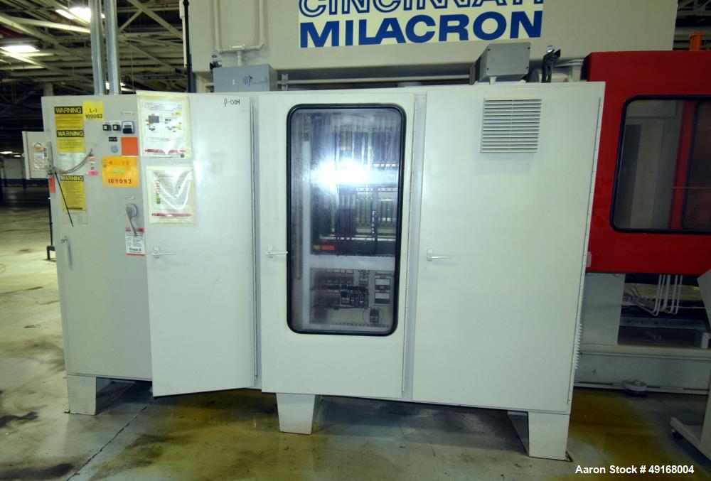 Used Cincinnati Milacron Horizontal Injection Molder, 700 Ton, Model 700-32 W/P. Clamp force approximate 700 tons, approximate maximum daylight 70", approximate platen size 54.5" x 54.5", approximate...