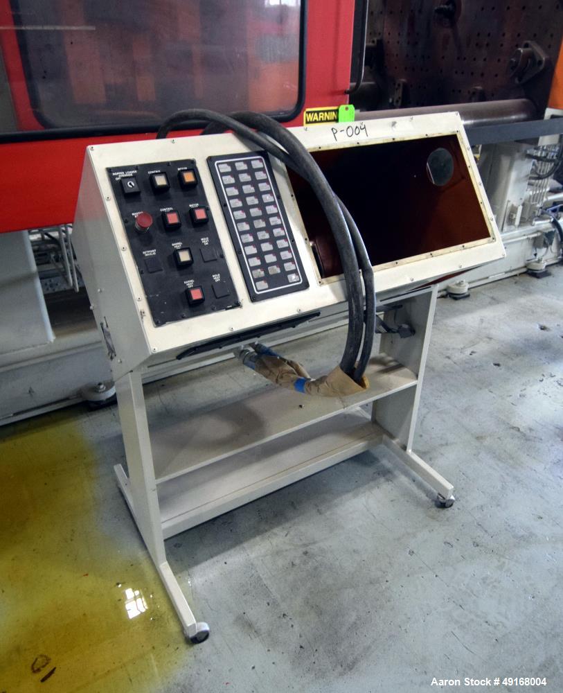 Used Cincinnati Milacron Horizontal Injection Molder, 700 Ton, Model 700-32 W/P. Clamp force approximate 700 tons, approximate maximum daylight 70", approximate platen size 54.5" x 54.5", approximate...