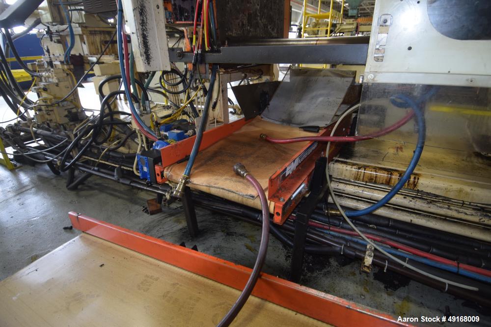 Used Cincinnati Milacron Horizontal Injection Molder, 375 Ton, Model H375-32 E/P-E/D. Clamp force approximate 375 tons, approximate maximum daylight 39.50", approximate platen size 47” x 47”, approxi...