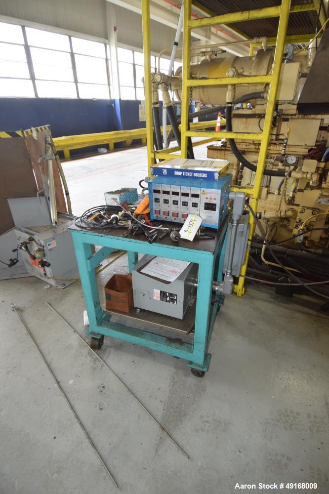 Used Cincinnati Milacron Horizontal Injection Molder, 375 Ton, Model H375-32 E/P-E/D. Clamp force approximate 375 tons, approximate maximum daylight 39.50", approximate platen size 47” x 47”, approxi...