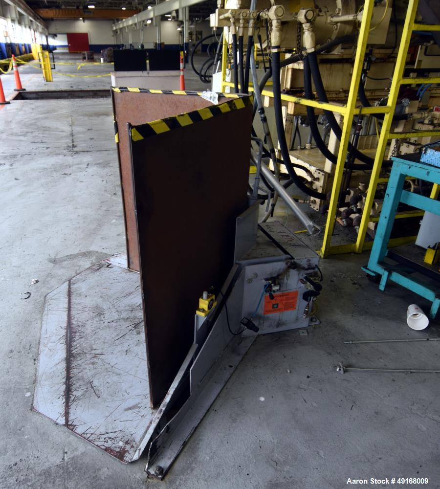 Used Cincinnati Milacron Horizontal Injection Molder, 375 Ton, Model H375-32 E/P-E/D. Clamp force approximate 375 tons, approximate maximum daylight 39.50", approximate platen size 47” x 47”, approxi...