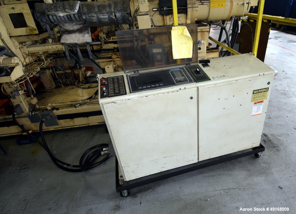 Used Cincinnati Milacron Horizontal Injection Molder, 375 Ton, Model H375-32 E/P-E/D. Clamp force approximate 375 tons, approximate maximum daylight 39.50", approximate platen size 47” x 47”, approxi...