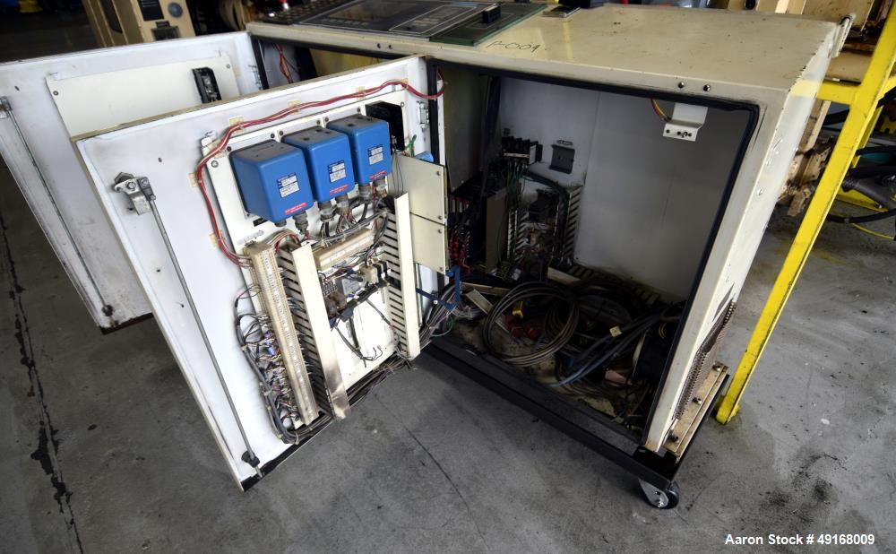 Used Cincinnati Milacron Horizontal Injection Molder, 375 Ton, Model H375-32 E/P-E/D. Clamp force approximate 375 tons, approximate maximum daylight 39.50", approximate platen size 47” x 47”, approxi...