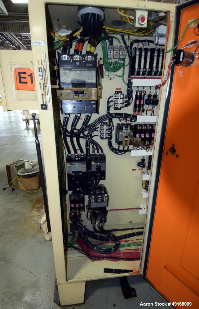 Used Cincinnati Milacron Horizontal Injection Molder, 375 Ton, Model H375-32 E/P-E/D. Clamp force approximate 375 tons, approximate maximum daylight 39.50", approximate platen size 47” x 47”, approxi...