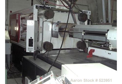 USED: Cincinnati Milacron 310 ton, model MT310-29, injection molding machine, 26 oz. Clamp stroke 22.8". Platen size 37" x 47". Tie bar spacing 26" x 36". Min/max mold height 7.9"/25.6". Clamp stroke...