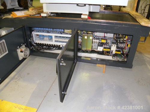 Used Milacron Powerline Multi-Component Two Platen Injection Molder, 330 Ton, Model NT330-8-7.6. Clamp force 330 ton, clamp stroke 600mm, maximum daylight 1525mm. Mold height maximum 670mm to 925mm, ...