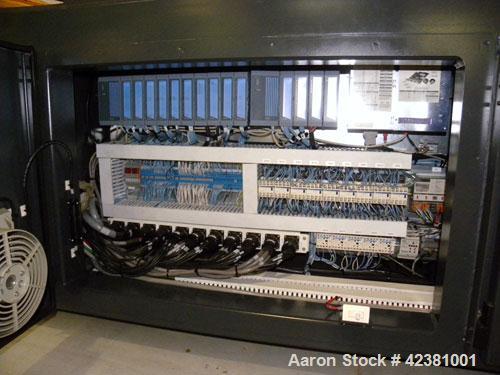 Used Milacron Powerline Multi-Component Two Platen Injection Molder, 330 Ton, Model NT330-8-7.6. Clamp force 330 ton, clamp stroke 600mm, maximum daylight 1525mm. Mold height maximum 670mm to 925mm, ...