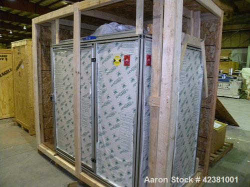 Used Milacron Powerline Multi-Component Two Platen Injection Molder, 330 Ton, Model NT330-8-7.6. Clamp force 330 ton, clamp stroke 600mm, maximum daylight 1525mm. Mold height maximum 670mm to 925mm, ...