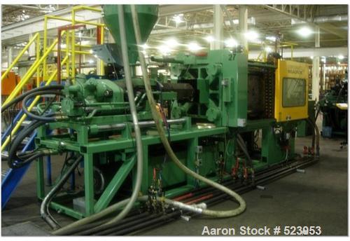 USED: Cincinnati Milacron 300 ton, model VT300-34, injection molding machine, 34 oz. Manufactured 1994. Platen size 36.8" x ...