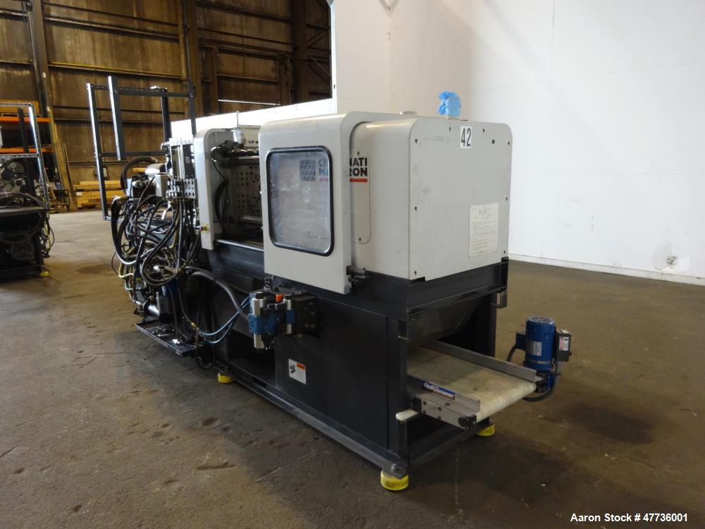 Used Cincinnati Milacron Vista 55 Ton Injection Molding Machine, Model VSX55, 4.44 OZ, 1998 Vintage.