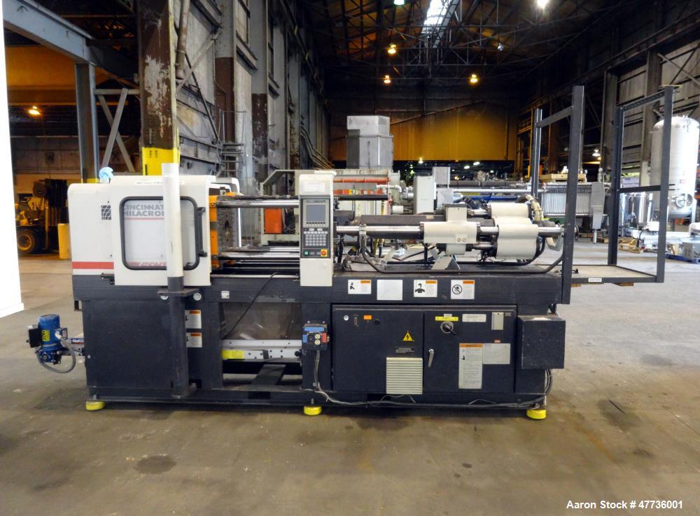 Used Cincinnati Milacron Vista 55 Ton Injection Molding Machine, Model VSX55, 4.44 OZ, 1998 Vintage.