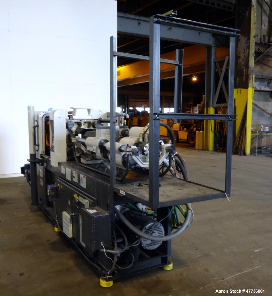 Used Cincinnati Milacron Vista 55 Ton Injection Molding Machine, Model VSX55, 4.44 OZ, 1998 Vintage.