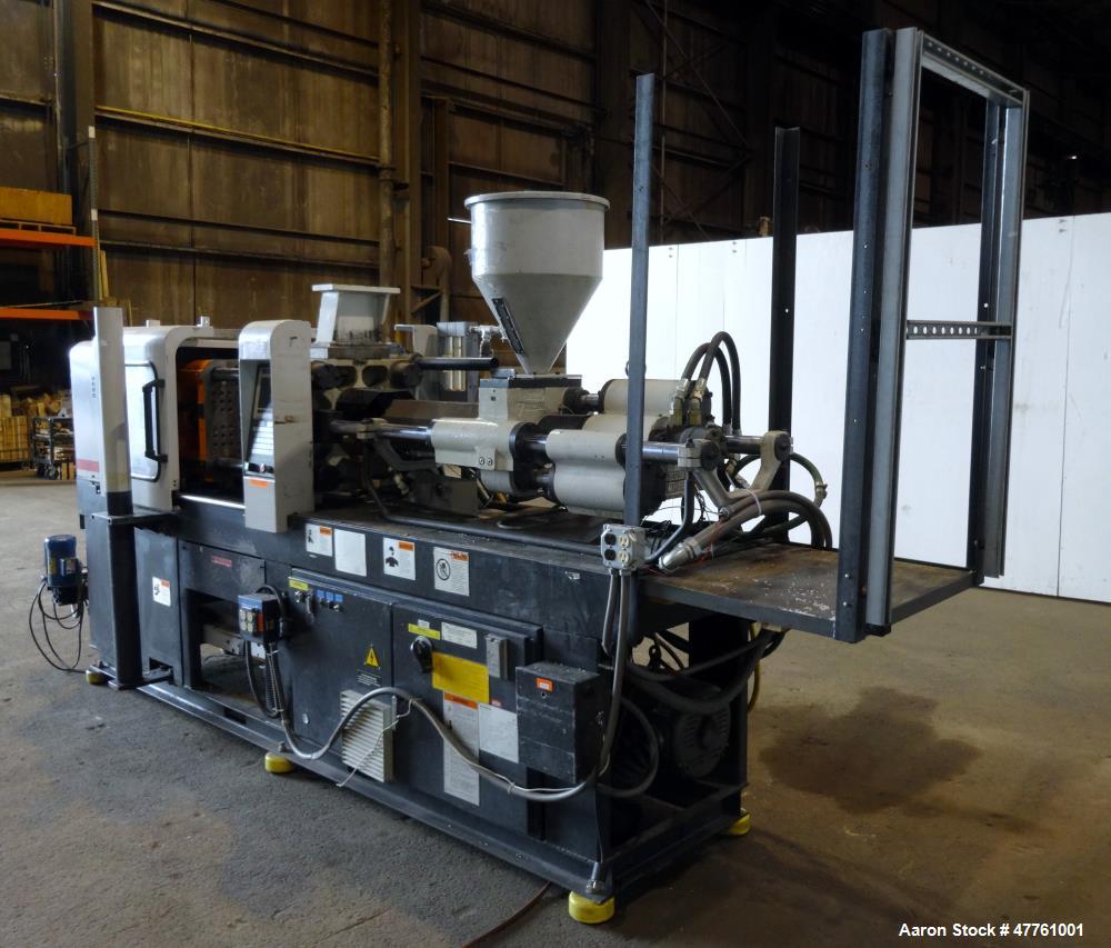 Used Cincinnati Milacron Vista 55 Ton Injection Molding Machine, Model VSX55, 4.44 OZ, 1998 Vintage.