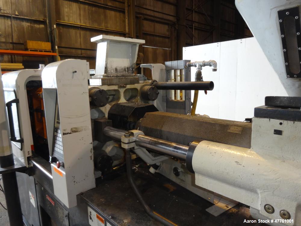 Used Cincinnati Milacron Vista 55 Ton Injection Molding Machine, Model VSX55, 4.44 OZ, 1998 Vintage.