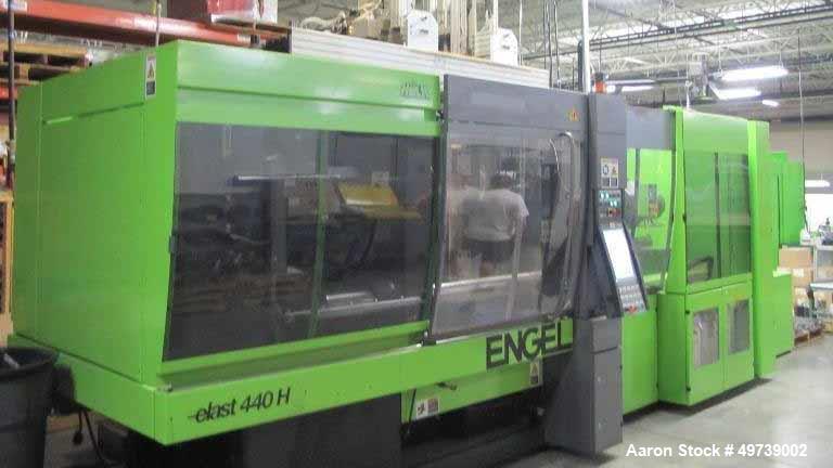 Used- Engel 440 Ton Rubber Injection Molding Machine, Model Elast 2000/440H.