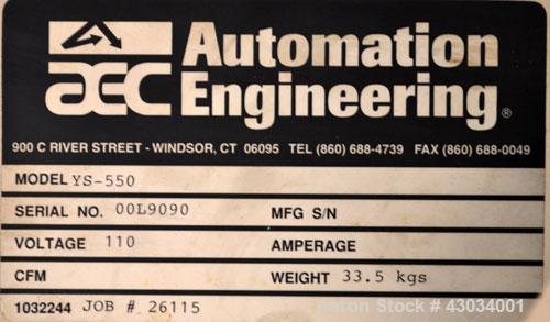Used Ferromatik Milacron Vista V Series Toggle Injection Molder, 85 Ton, Model VV-85-4.44. Clamp stroke 11", maximum daylight 24". Mold height maximum/minimum 13"/4.9". Platen size 22" x 19.7". Tie r...