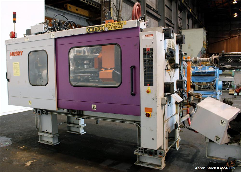 Used Husky Horizontal Injection Mold Machine, Model SX300.