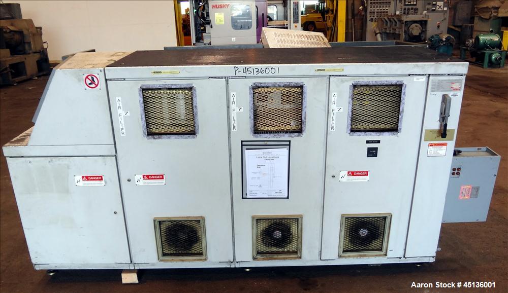 Used Husky 225 Ton Horizontal Injection Mold Machine, Model SX225 R/S 50/50, Serial #11188, Year 1994. Distance Between Tie Bars: 620mm x 620mm. Clamp Stroke  Maximum: 475mm. Mold Shut height: 200 to...