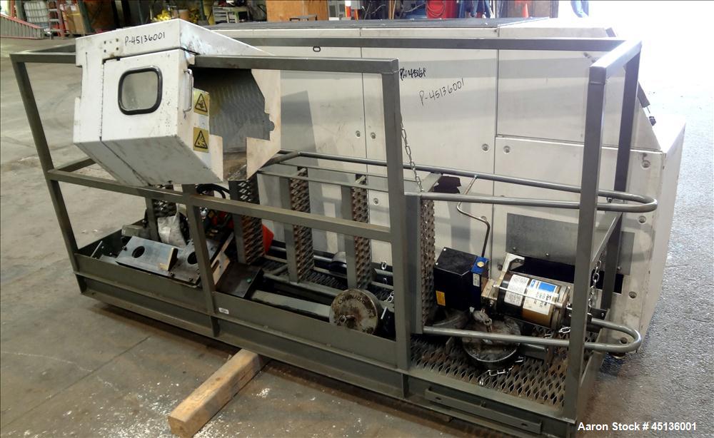 Used Husky 225 Ton Horizontal Injection Mold Machine, Model SX225 R/S 50/50, Serial #11188, Year 1994. Distance Between Tie Bars: 620mm x 620mm. Clamp Stroke  Maximum: 475mm. Mold Shut height: 200 to...