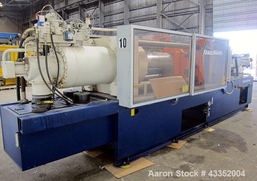 Used Krauss Maffei Horizontal Injection Molder, 250 Tons, Model 250-1200 B2