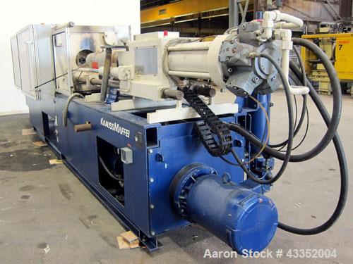 Used Krauss Maffei Horizontal Injection Molder, 250 Tons, Model 250-1200 B2