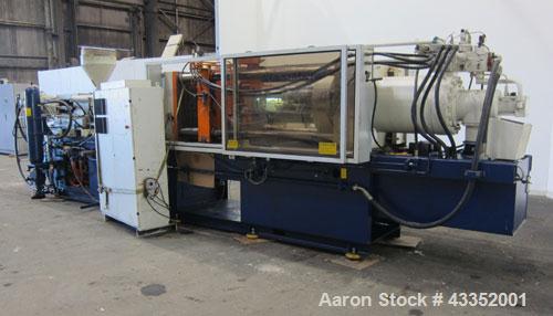 Used Krauss Maffei Horizontal Injection Molder, 250 Tons, Model 250-1650 B2