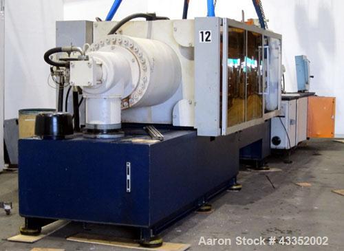 Used Krauss Maffei Horizontal Injection Molder, 500 Tons, Model 500-3000 B2