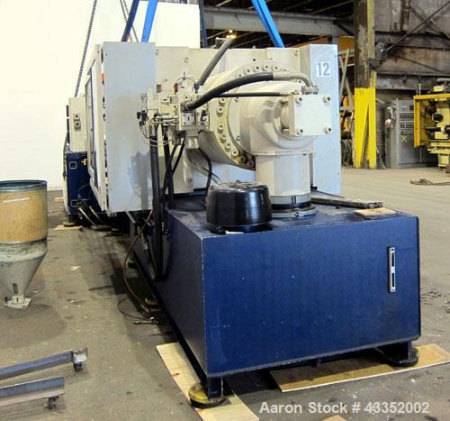 Used Krauss Maffei Horizontal Injection Molder, 500 Tons, Model 500-3000 B2
