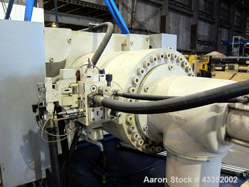 Used Krauss Maffei Horizontal Injection Molder, 500 Tons, Model 500-3000 B2