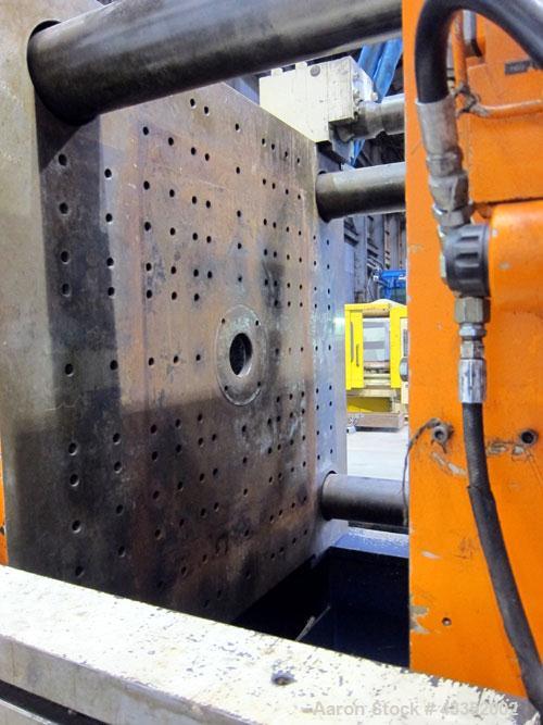 Used Krauss Maffei Horizontal Injection Molder, 500 Tons, Model 500-3000 B2